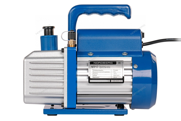 Вакуумный насос одноступенчатый 70 л/мин NORDBERG NFP17
