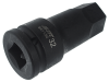 Головка торцевая ударная JTC 641132 (3/4", HEX, H32, L=100 мм)
