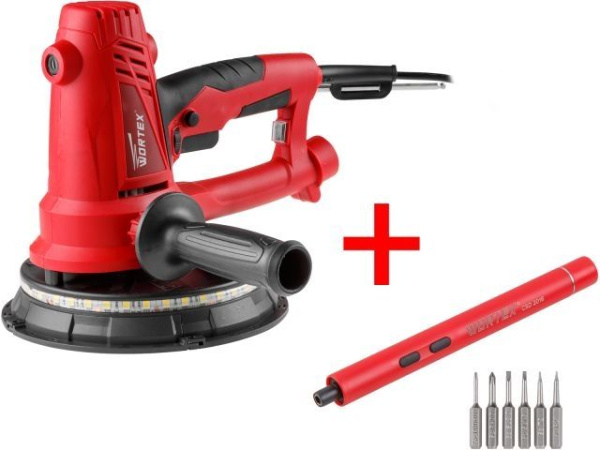 Шлифмашина для стен и потолков WORTEX DG 1875 в кор. + АКЦИЯ