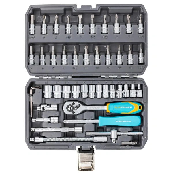 Набор инструмента 46пр. 1/4''(6-гр.)(4-14мм)