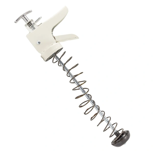 Шприц для нагнетания густой смазки ручной 600мл в комплекте с жестким(L-170мм) и гибким(L-330мм) наконечниками(привод:рычажный/пистолетного типа,1шток