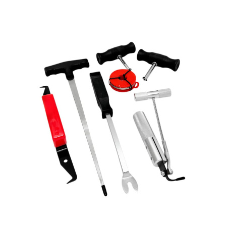 Набор приспособлений для демонтажа автомобильных стекол 7 предметов Хорекс Авто HZ 25.1.184SK