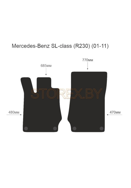 Mercedes-Benz SL-class (R230) (01-11) copy