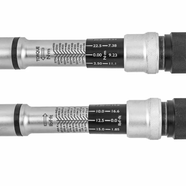Ключ динамометрический щелчкового типа с быстрой фиксацией 100-600Нм, 3/4''