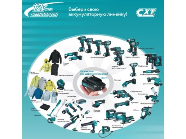 Аккум. лобзик MAKITA CXT DJV184Z в кор.