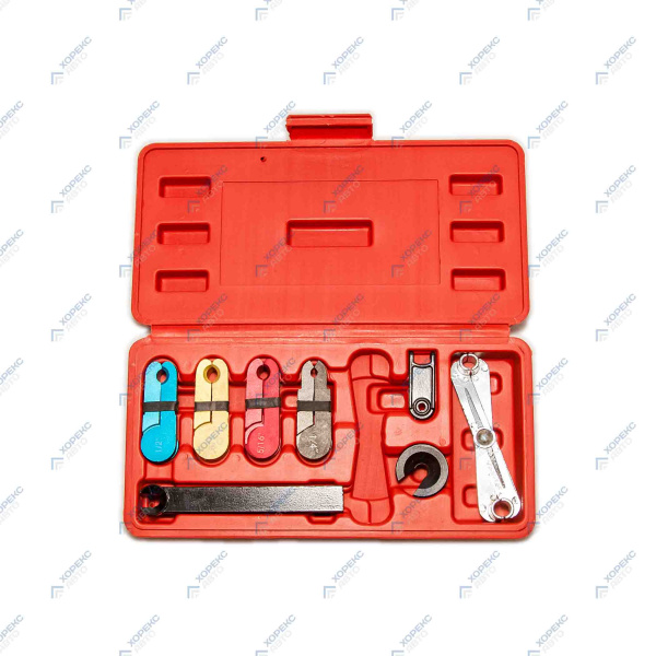 Набор приспособлений для разборки топливных и других трубопроводов (8 предметов) Хорекс Авто HZ 25.1.088