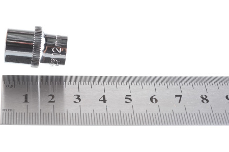 114012 Головка торцевая 1/4"DR, 12 мм