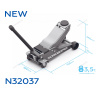 Домкрат подкатной грузоподъемность 3,5 тонн, подхват 95 мм, высота подъема 540 мм NORDBERG N32037