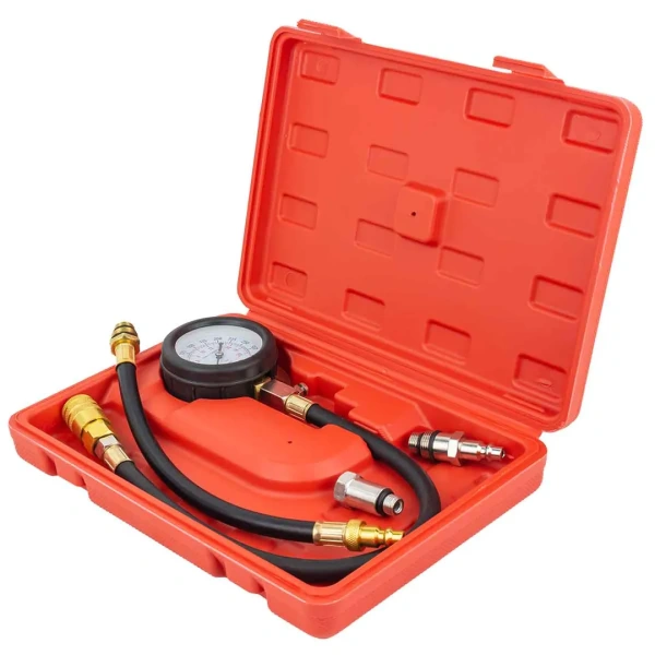 Индикатор компрессии бензинового двигателя (0-21bar)4 пр. в кейсе.