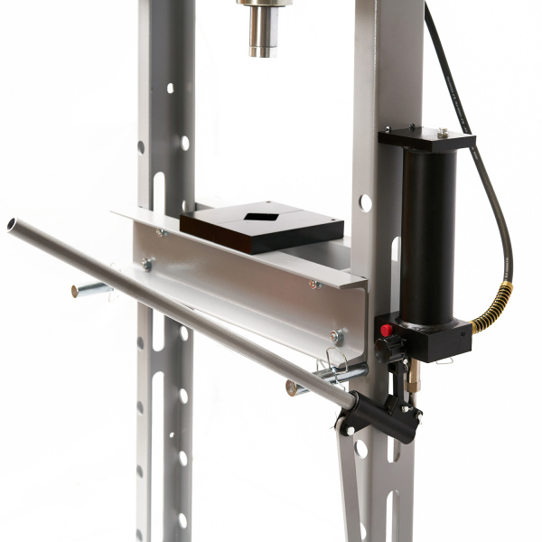 Пресс гидравлический напольный с педалью Rossvik HJ0805C_7040 (20 т, цвет серый, RAL 7040)