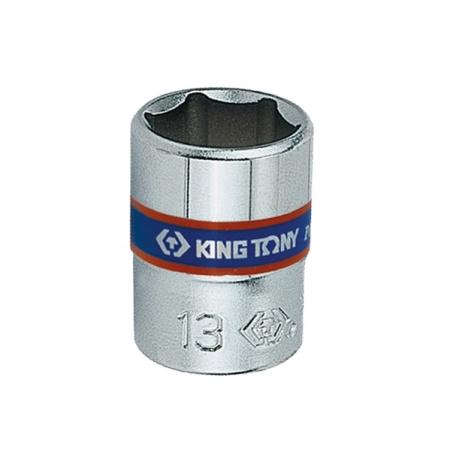 Набор торцевых головок 1/4", шестигранные, 4-14 мм, 13 предметов KING TONY 2513MR