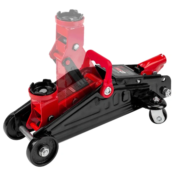 Домкрат подкатной гидравлический 2т (h min 140мм, h max 290мм) в кейсе