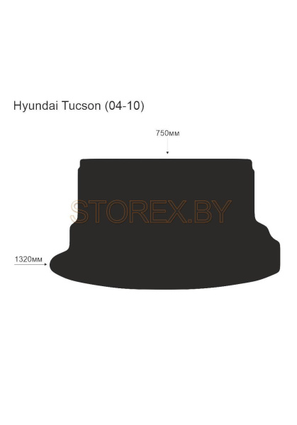 Hyundai Tucson (04-10) Багажник copy