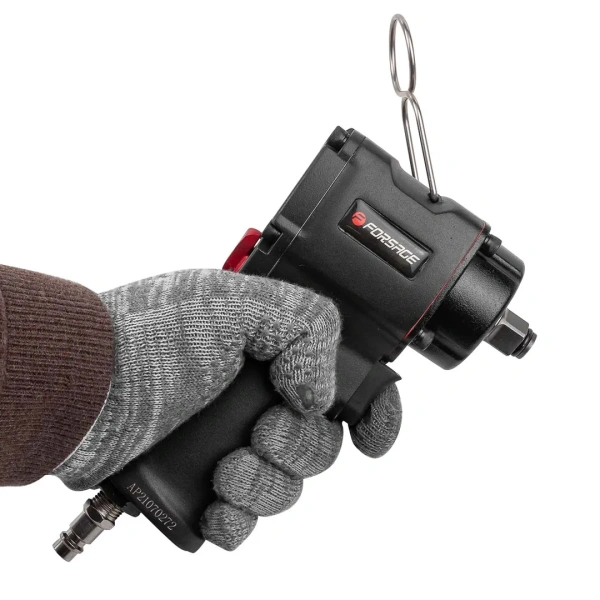 Пневмогайковерт ударный ''Compact''с реверсом и регулировкой усилия 1/2''(600Hм, 8500 об/мин,6.3bar,113 л/мин,1.45кг)