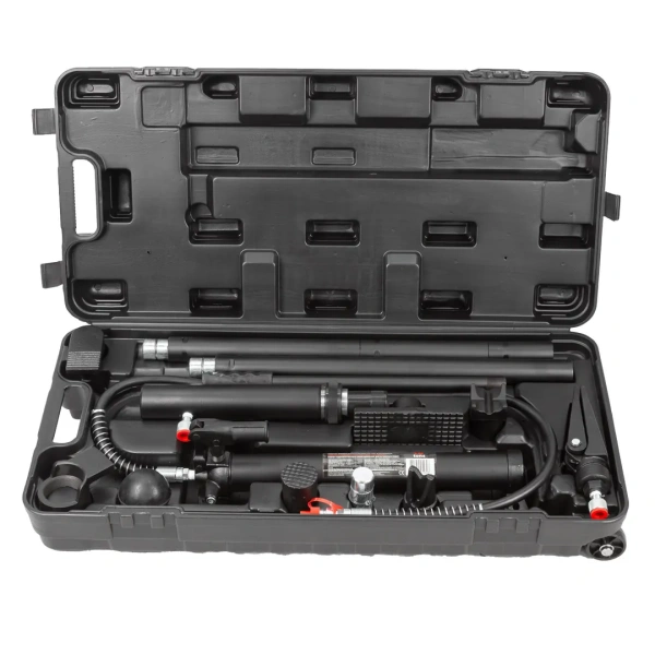 Набор гидравлического оборудования для кузовных работ 10т, в кейсе на колесах