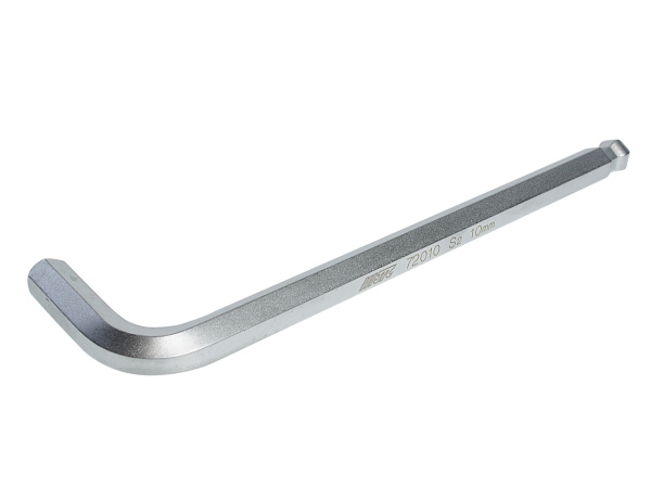 Ключ шестигранный Г-образный HEX шаровый JTC 72010 (10 мм, L=170 мм)