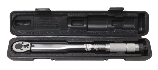 Ключ динамометрический щелчкового типа 19-110Нм, 3/8''(Тайвань),в пластиковом футляре