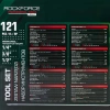 Набор инструментов 121пр. 1/4'', 1/2'',3/8''6гр.
