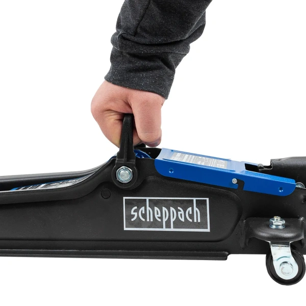 Домкрат подкатной гидравлический 2.5т (h min 90мм, h max 400мм)