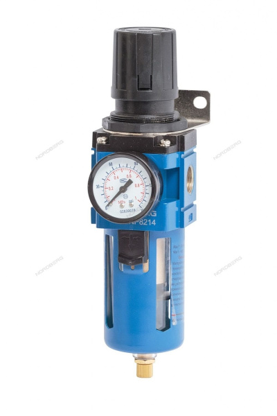 Воздушный фильтр с редуктором NORDBERG NP8214 (1/2")