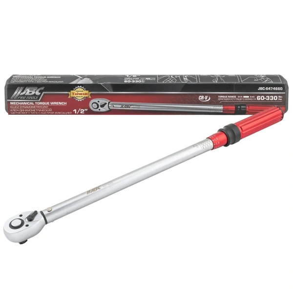 Ключ динамометрический щелчкового типа с быстрой фиксацией 60-330Нм, 1/2''