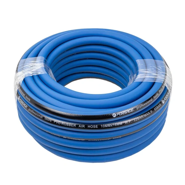 Шланг резиновый воздушный армированный 10мм x 16мм x 15м (20-60бар, раб. t от -30 до +70°С)