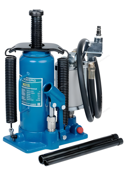Домкрат бутылочный 12т пневмогидравлический NORDBERG N31312