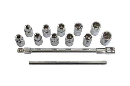 Набор инструментов с Т-образным воротком,13 пр.1/2''(6гр.)(8-16,17,19мм)