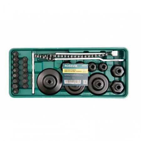 Набор инструмента ROSSVIK LST025 (фильтросьемники, ложемент, 25 предметов)