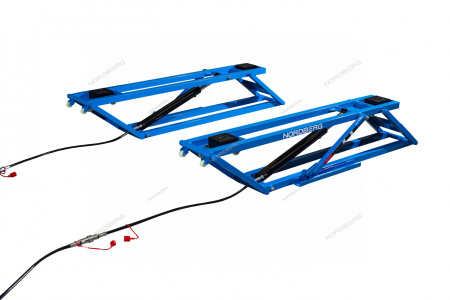 Подъемник ножничный 2,5т, портативный, мобильный 220В NORDBERG N633-2,5