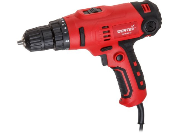 Дрель-шуруповерт WORTEX LX DR 1025 D в кор. 400 Вт, 30 Нм, 2 скор.