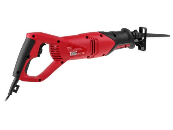 Сабельная пила WORTEX SR 1508-1 E в кор. + 2 пильных полотна 800 Вт, дер. 150 мм, ход 20 мм, рег.об.