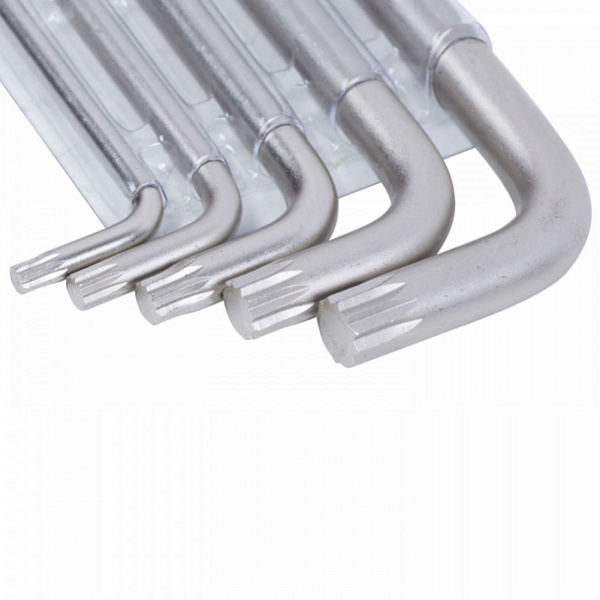 Набор Г-образных ключей KING TONY 20505PR01, SPLINE, M5-M12, блистер, 5 предметов