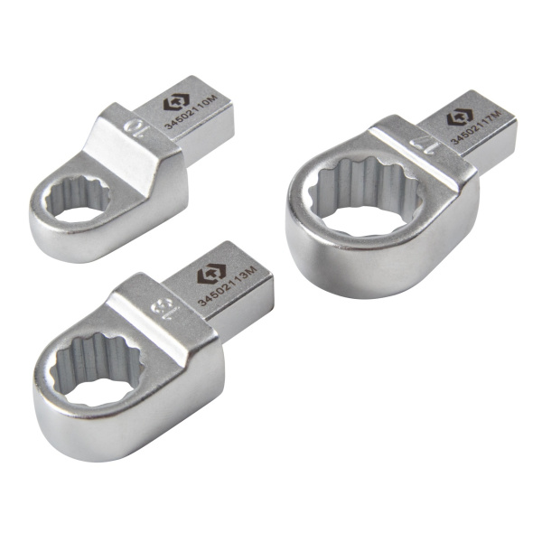 Ключ динамометрический серии "FIT" KING TONY 345102D08MR (9х12 мм, с набором насадок 10-17 мм, 4-20 Нм, кейс)