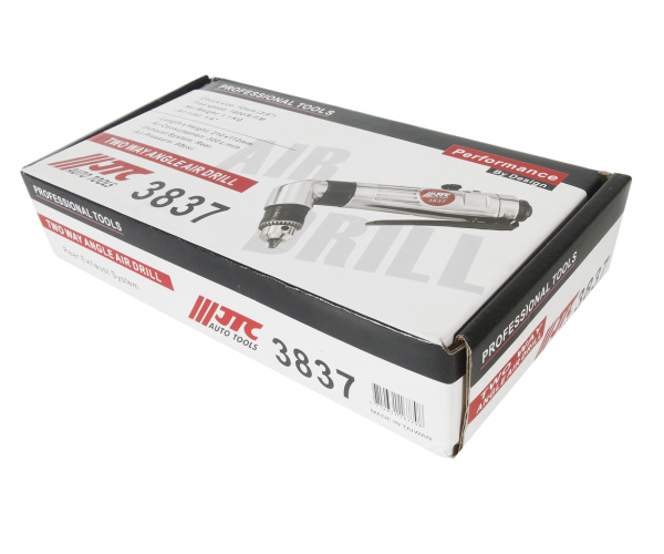 Дрель пневматическая угловая JTC 3837 (10мм 1600об/мин. 90PSI)