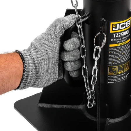 Подставка ремонтная механическая со стопорной опорой 25т (h min 415мм, h max 539мм)