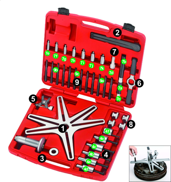 Набор для монтажа саморегулирующего сцепления универсальный JTC 4497