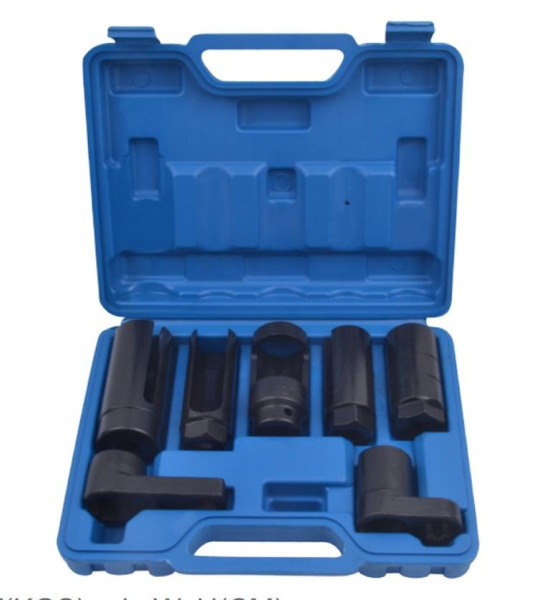 Набор головок для форсунок и датчиков 7пр. (22, 27, 29мм), в кейсе