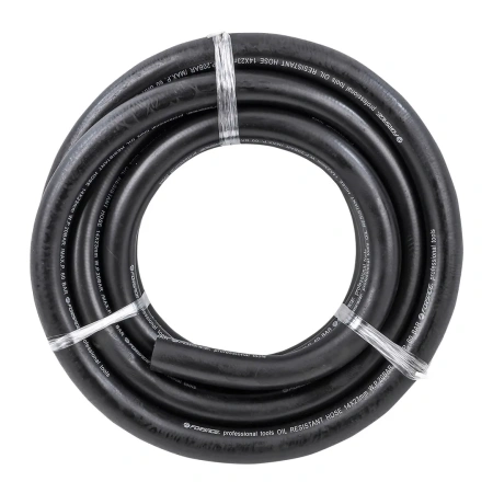 Шланг резиновый армированый бензо-маслостойкий 14х23ммх5м(повышенная гибкость и сопротивление к излому,раб. давл. 20bar,max 60bar,-30C°+70C°,DIN20018)