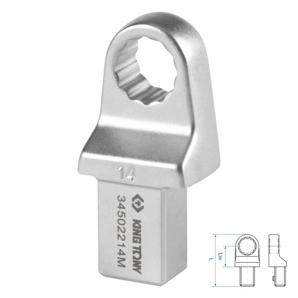 Насадка накидная серии FIT KING TONY 34502214M (14 мм, 14х18 мм)