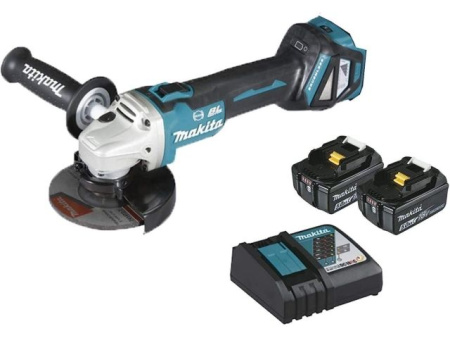 Аккум. углошлифмашина MAKITA LXT DGA 513 RTJ в кор.