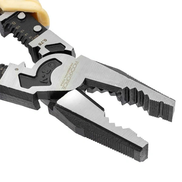 Плоскогубцы комбинированные для снятия изоляции 8,5''(215мм) в блистере