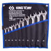 Набор комбинированных ключей KING TONY 12D10MRN, 8-24 мм, чехол из теторона, 10 предметов