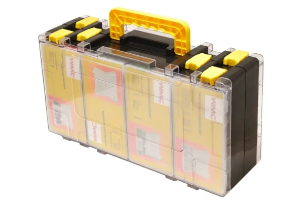 Набор инструментов 1350 пр 1/4''(шарнирно-губцевой, ударный, головки, отвертки, биты, крепежи) (6гр.)(5-13мм) в кейсе