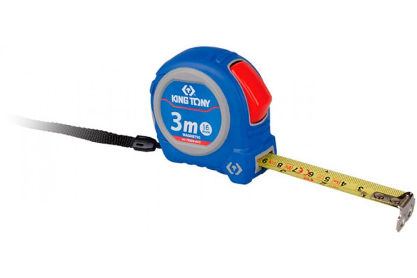Рулетка измерительная KING TONY 79094-03M, 3 м, магнитный крюк