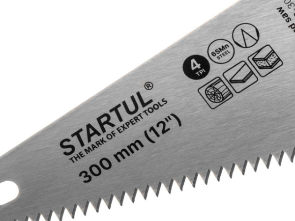 Ножовка по дер. 300мм 4 TPI STARTUL STANDART (ST4030-30)