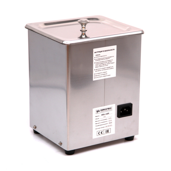 Ультразвуковая ванна с цифровым управлением и подогревом ОДА Сервис ODA-LQ20 (2 л)