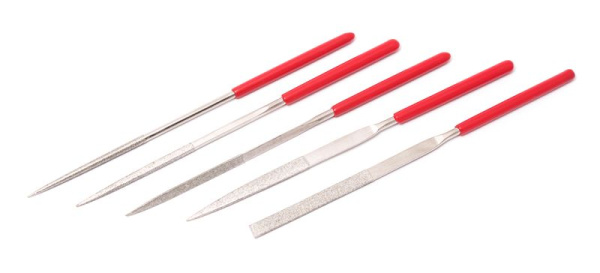 Надфили алмазные, набор 5пр.