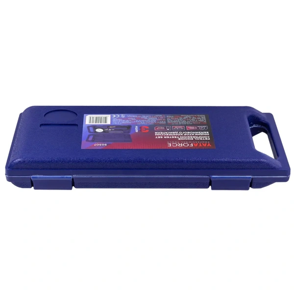 Индикатор компрессии бензинового двигателя Profi (0-21Bar, М14, М18 + жесткий прижимной адаптер-переходник) 3пр., в кейсе