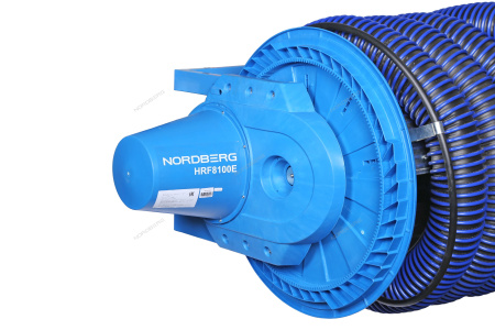 Катушка для сбора выхлопных газов NORDBERG HRF8100E-KIT (с автоматическим приводом, со шлангом D=100 и насадкой)